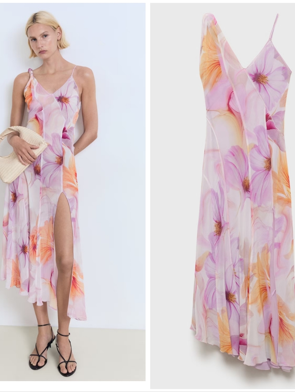 MANGO Floral Dress